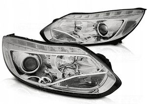 Lampy przednie do ford focus MK3 od 2011 do 2014 led chrome 2