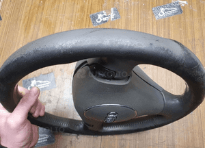 Kierownica Trzy 3 Ramienna Swing Air Bag Poduszka Skora Przyciski Zmiany Biegow AUDI A4 B6 B7 11