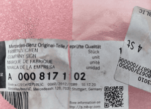 Mercedes Benz Emblemat Znaczek AA0008171102 A0008171202 4