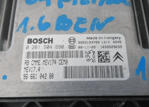 STEROWNIK SILNIKA KOMPUTER CITROEN C4 GRAND PICASSO 1 I 1.6 VTI 9666104280 2006- 4