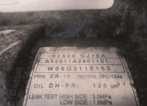 Sprężarka klimatyzacji note E11 qashqai J10 1.6B 4