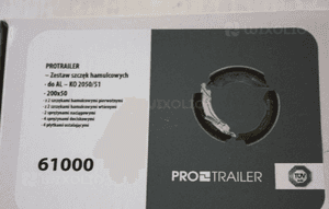 Szczęki hamulcowe 200x50 AL-KO PROTRAILER 1
