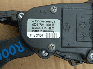 Skoda Roomster Fabia VW Polo Seat Ibiza  6J IV 1.9 TDI pedał potencjometr gazu 6Q1721503C 6Q1721503B / 6Q1721503M 4