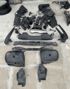 Porsche Cayenne mk1 osłona plastik wlot obudowa plastik 1