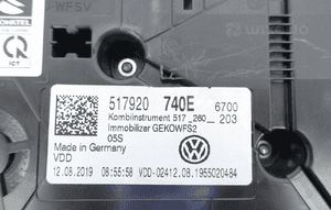 Licznik zegary vw sportsvan 517 6KM 517920740E 4