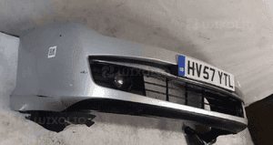 Zderzak przedni przód renault laguna iii halogeny srebrny TED69 4