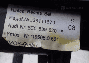 Klamka prawa audi A4 B6 8E0839020A radom 3