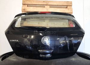 Klapa tył tylna bagażnika do opel corsa d 5D 5 drzwi Z20R czarna czarny posiada wgniecenie 5