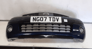 ^ ZDERZAK PRZÓD PRZEDNI DO NISSAN NOTE E11 HALOGENY GRANAT BW9G 4