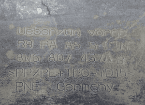 Zderzak przód przedni audi A5 lift B9 8W6 s-line 8W6807437AB 14