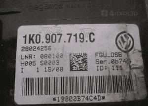 STEROWNIK ALARMU VW SEAT AUDI SKODA 1K0907719C 2