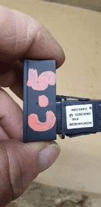 Przełącznik włącznik świateł awaryjnych Citroen C5 III 96617400KR 5