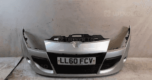 Zderzak przód przedni renault megane 3 iii coupe halogeny TED69 srebrny 1