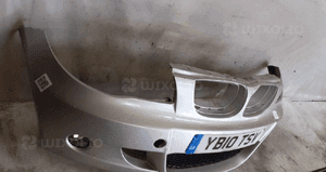 * ZDERZAK PRZÓD PRZEDNI DO BMW SERII 1 E87 M POWER M PAKIET HALOGENY TITANSILBER SREBRNY 5