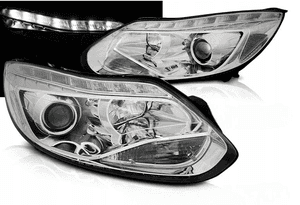 Lampy przednie do ford focus MK3 od 2011 do 2014 led chrome 1
