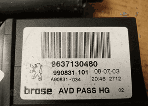 Silniczek szyby prawy przód przedni Peugeot 307 9637130480 5