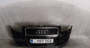 Zderzak przód przedni do audi A3 8P 3 drzwiowy halogeny kod kolor LY9B czarny 2007R 1