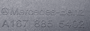 Mercedes-Benz GLS W167 Podkladka pod tablice A1678855402 4