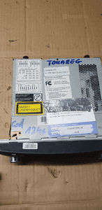 Radio radioodtwarzacz NAVI nawigacja KOD VW Touareg 7H0035191B 9