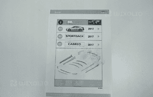 Spoiler listwa zderzaka tył audi A5 8W6 nowe oem 5