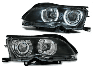 Lampy Reflektory BMW E46 01-05r BIAŁE RINGI CCFL 1