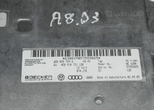 Audi A8 D3 moduł ekran mmi 4E0035729A 3.0 tdi 2007 3