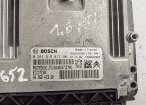 KOMPUTER ECU BERLINGO PEUGEOT PARTNER III 0281019817 9666729580 1,6HDI 2