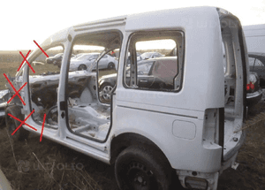 ĆWIARTKA BŁOTNIK TYŁ TYLNY LEWY PRAWY VW CADDY LB9A 2010-2015 1