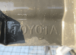 Osłona zderzaka płyta pod zderzak toyota auris i 2006-2013 7