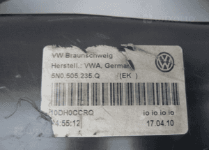 Zawieszenie tył tylne belka oś kpl vw golf vi 4X4 4