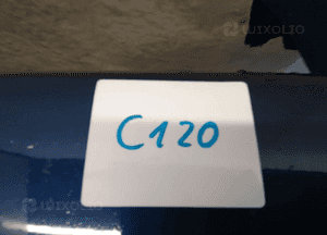 Zderzak przód przedni bmw E83 X3 m pakiet ///m mysticblau niebieski pdc czujniki halogeny 2
