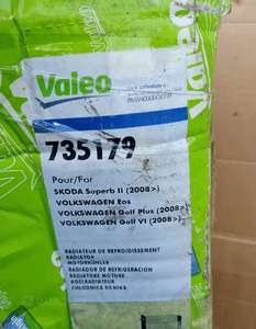 Chłodnica wody płynu VW Audi  Skoda Seat Valeo 735179 7