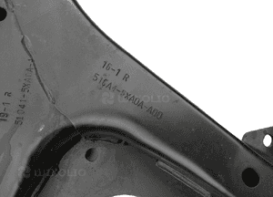 KOŁYSKA WÓZEK SANKI TRAWERS PRZÓD PRZEDNIE NISSAN NAVARA IV D23 51041-5XA0A 5