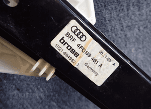 MECHANIZM PODNOSZENIA SZYBY SZYBA TYŁ AUDI A6 4F 4