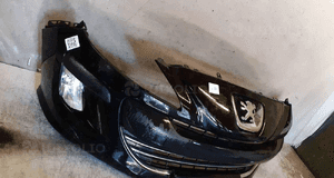 Zderzak przód przedni peugeot 308 ktvd czarny halogeny 5