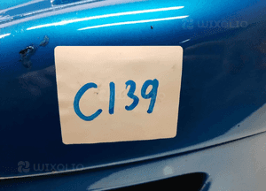 Zderzak przód przedni do peugeot 307 kmf niebieski 2