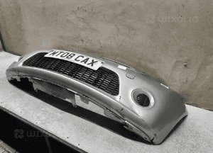 Zderzak przód przedni do nissan micra K12 lift fl KL0K srebrny 4
