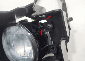 Halogen prawy przód mocowanie halogenu peugeot partner iv 9816770380 19-24 3