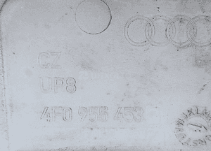 Audi A6 C6 zbiornik zbiorniczek płynu spryskiwaczy 4F0955453 4
