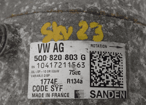 Sprezarka klimatyzacji audi seat skoda 5Q0820803G 3