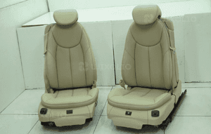 Fotele fotel pasazer kierowca kolor beige 205A wentylowane mercedes sl R230 3