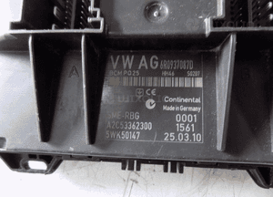 VW Polo V 6R MODUŁ KOMFORTU BCM 6R0937087D 2