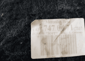 Tapicerka wygłuszenie boczek drzwi Mercedes Vito 639 LONG 2