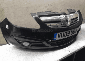 Zderzak przód przedni opel corsa d Z20R czarny halogeny 3