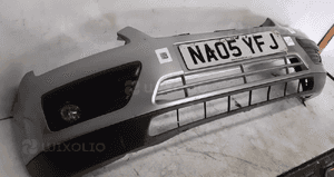 ) ZDERZAK PRZÓD PRZEDNI DO FORD FOCUS MK2 II 03 SREBRNY HALOGENY 2