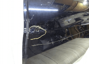 MERCEDES S W222 A2227320010 DRZWI LEWE TYŁ Oryginał 3