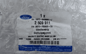 Listwa zgarniająca drzwi lewy tył mondeo v MK5 7