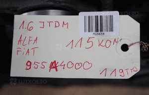 Silnik 1.6 JTDM 955 A400 115KM ALFA FIAT przebieg 119 tyś/km 6