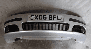 Zderzak przód przedni do skoda fabia i 1 lift fl 9102 srebrny halogeny 1