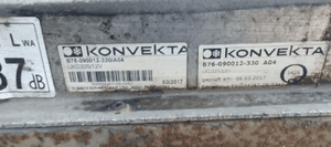 Chłodnia agregat kompresor sterownik rurki instalacja Konvekta K2515 26